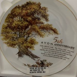 The Great Oak. 5th Anniversary plate